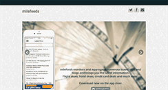 Desktop Screenshot of milefeeds.com