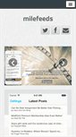 Mobile Screenshot of milefeeds.com